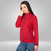 Chamarra de fleece para mujer con cuello alto y bolsillos Greenlander - Greenlander