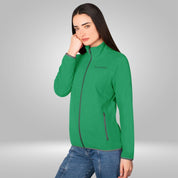 Chamarra de fleece para mujer con cuello alto y bolsillos Greenlander - Greenlander