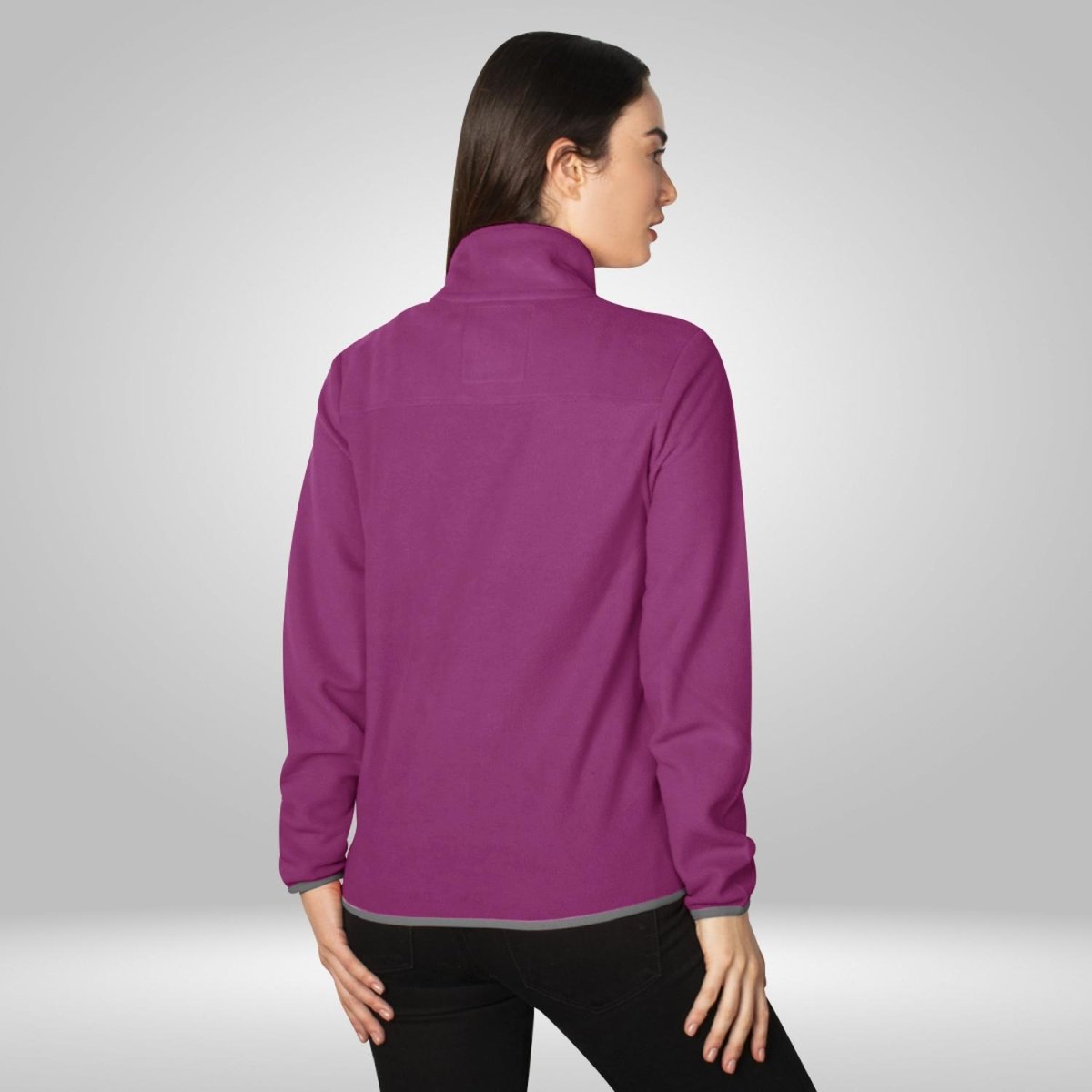 Chamarra de fleece para mujer con cuello alto y bolsillos Greenlander - Greenlander