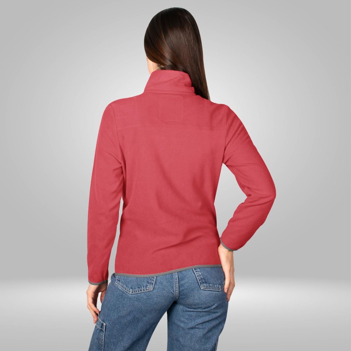 Chamarra de fleece para mujer con cuello alto y bolsillos Greenlander - Greenlander