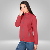 Chamarra de fleece para mujer con cuello alto y bolsillos Greenlander - Greenlander