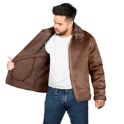 Chamarra De Gamuza Cazadora Plus Size Hombre - Greenlander