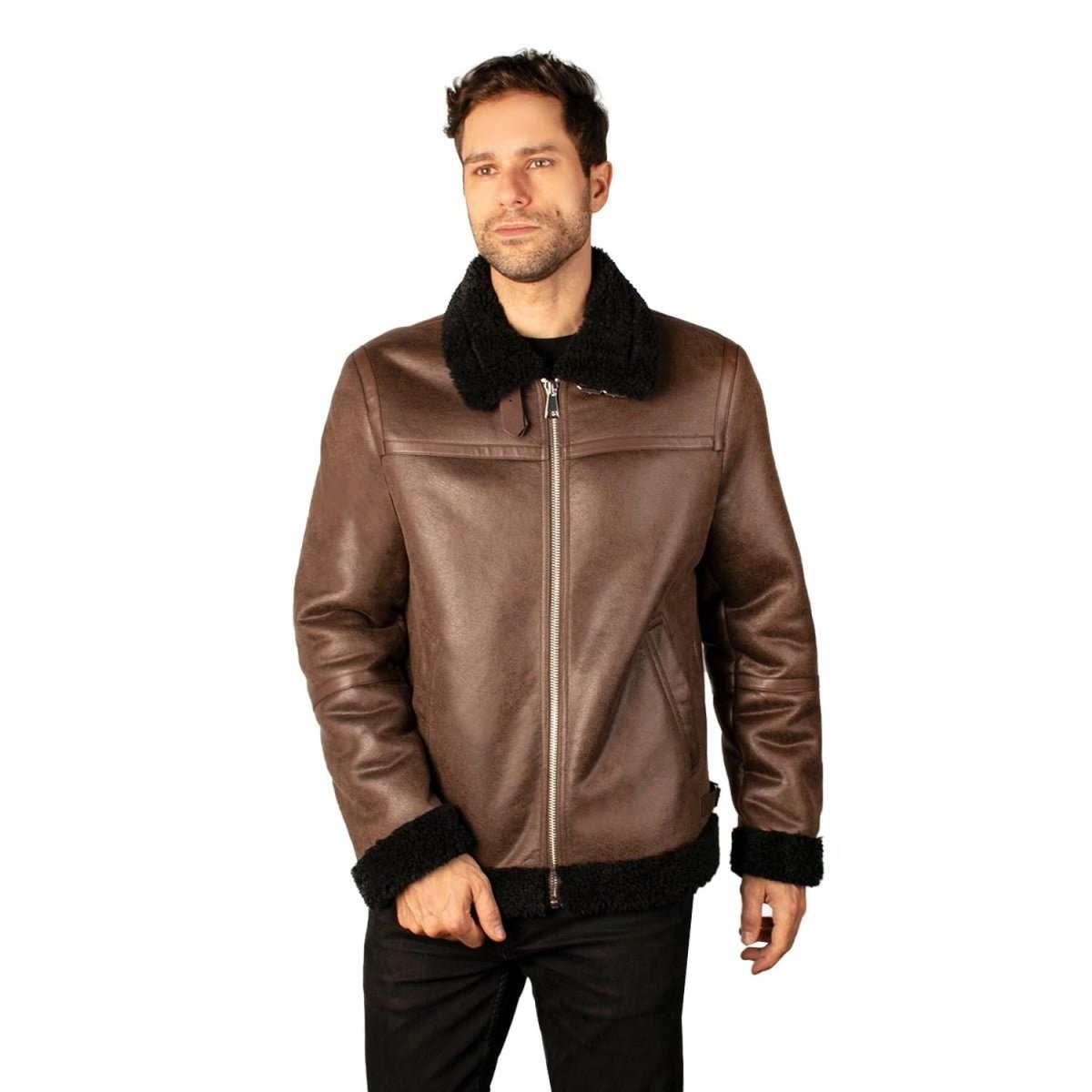 Chamarra de Gamuza con Forro de Peluche Greenlander Hombre - Greenlander