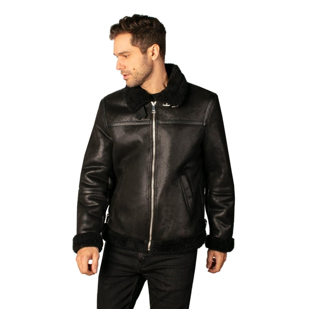 Chamarra de Gamuza con Forro de Peluche Greenlander Hombre - Greenlander