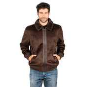 Chamarra De Gamuza Cuello Fur Hombre - Greenlander