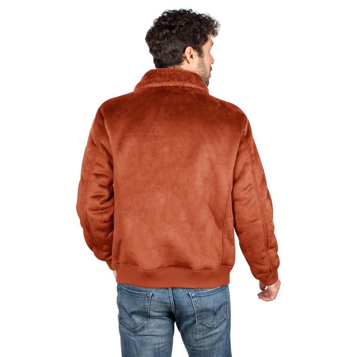 Chamarra De Gamuza Cuello Fur Hombre - Greenlander