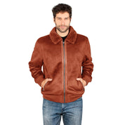 Chamarra De Gamuza Cuello Fur Hombre - Greenlander