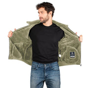 Chamarra De Gamuza Cuello Fur Hombre - Greenlander