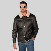 Chamarra De Gamuza Para Hombre Con Cuello De Sherpa Greenlander - Greenlander