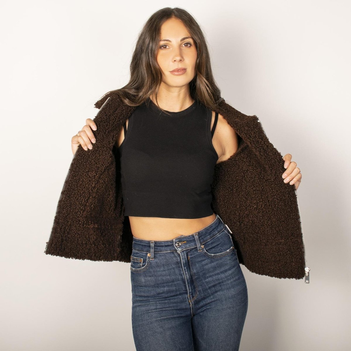 Chamarra de gamuza para mujer con bolsas a los costados Greenlander - Greenlander