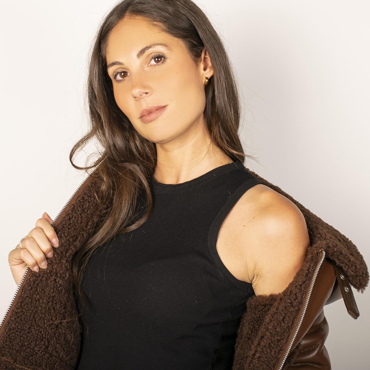 Chamarra de gamuza para mujer con bolsas a los costados Greenlander - Greenlander