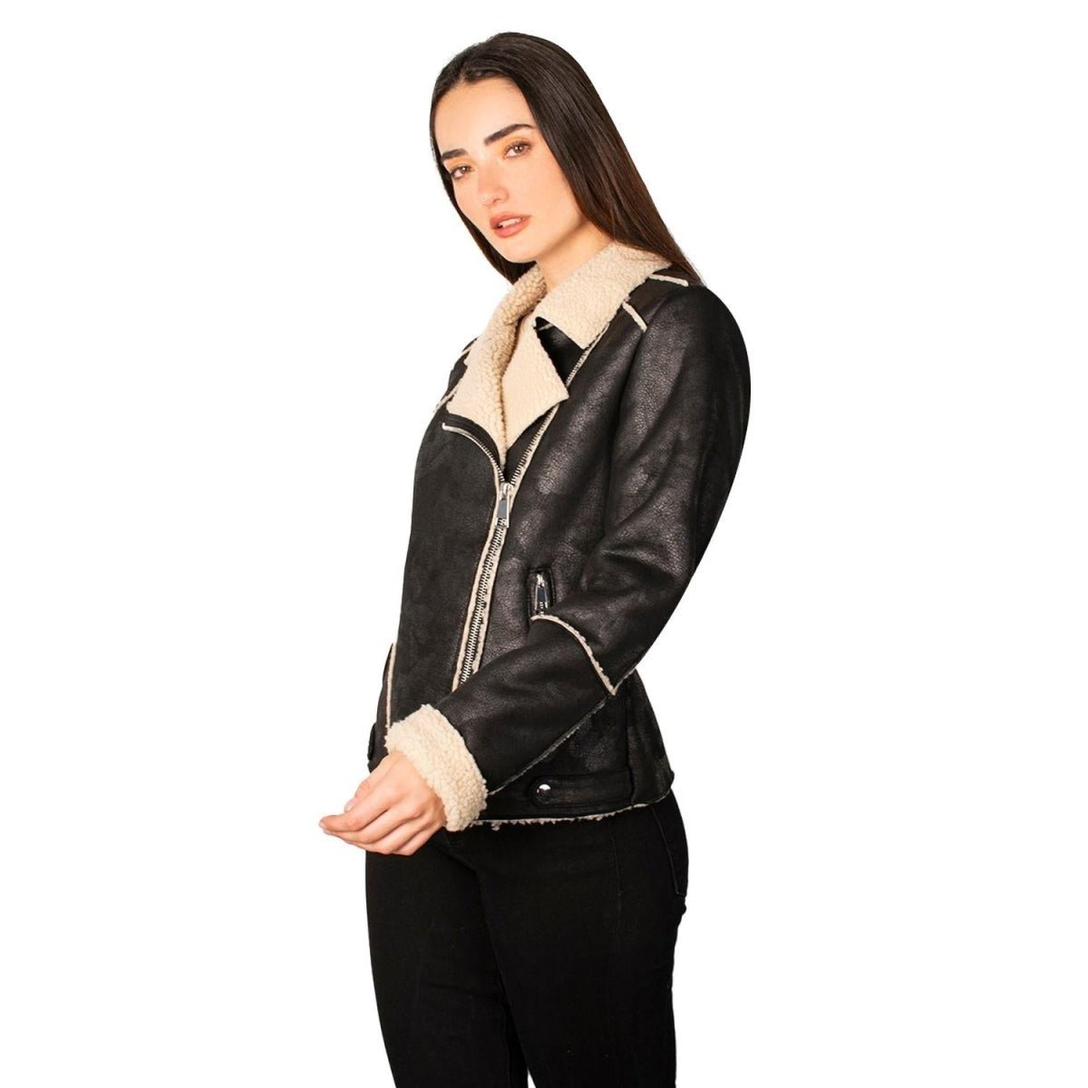 Chamarra de gamuza para mujer con forro de peluche - Greenlander