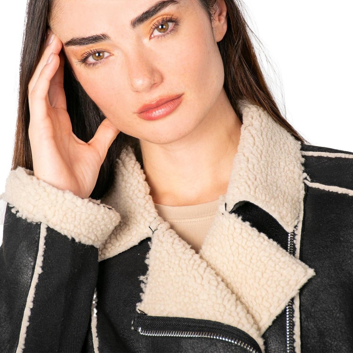 Chamarra de gamuza para mujer con forro de peluche - Greenlander