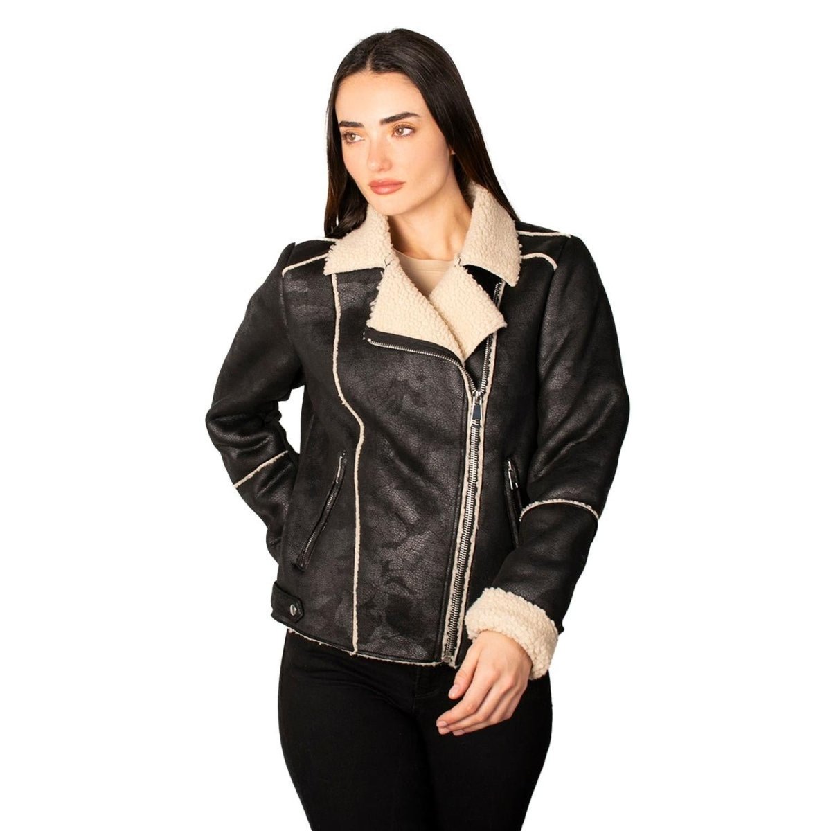 Chamarra de gamuza para mujer con forro de peluche - Greenlander