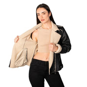 Chamarra de gamuza para mujer con forro de peluche - Greenlander