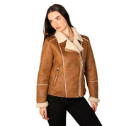 Chamarra de gamuza para mujer con forro de peluche - Greenlander