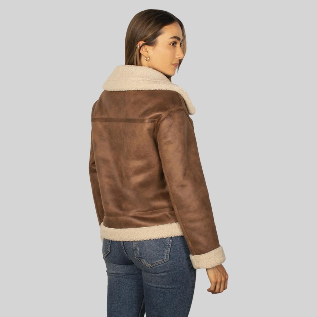 Chamarra de gamuza para mujer con forro de peluche Greenlander - Greenlander
