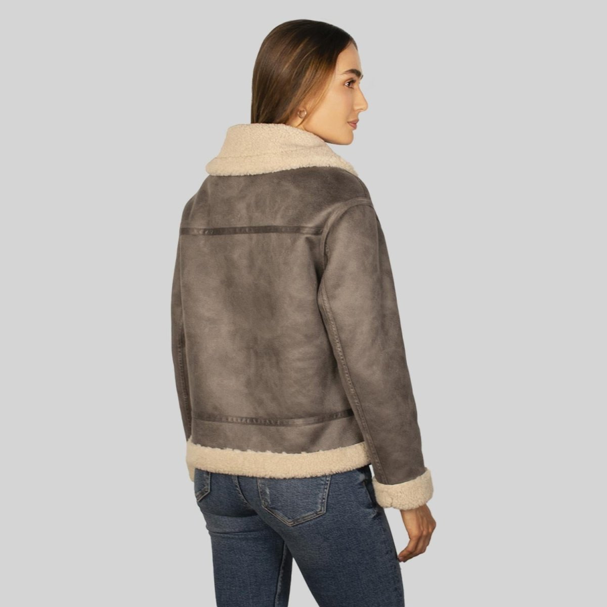 Chamarra de gamuza para mujer con forro de peluche Greenlander - Greenlander