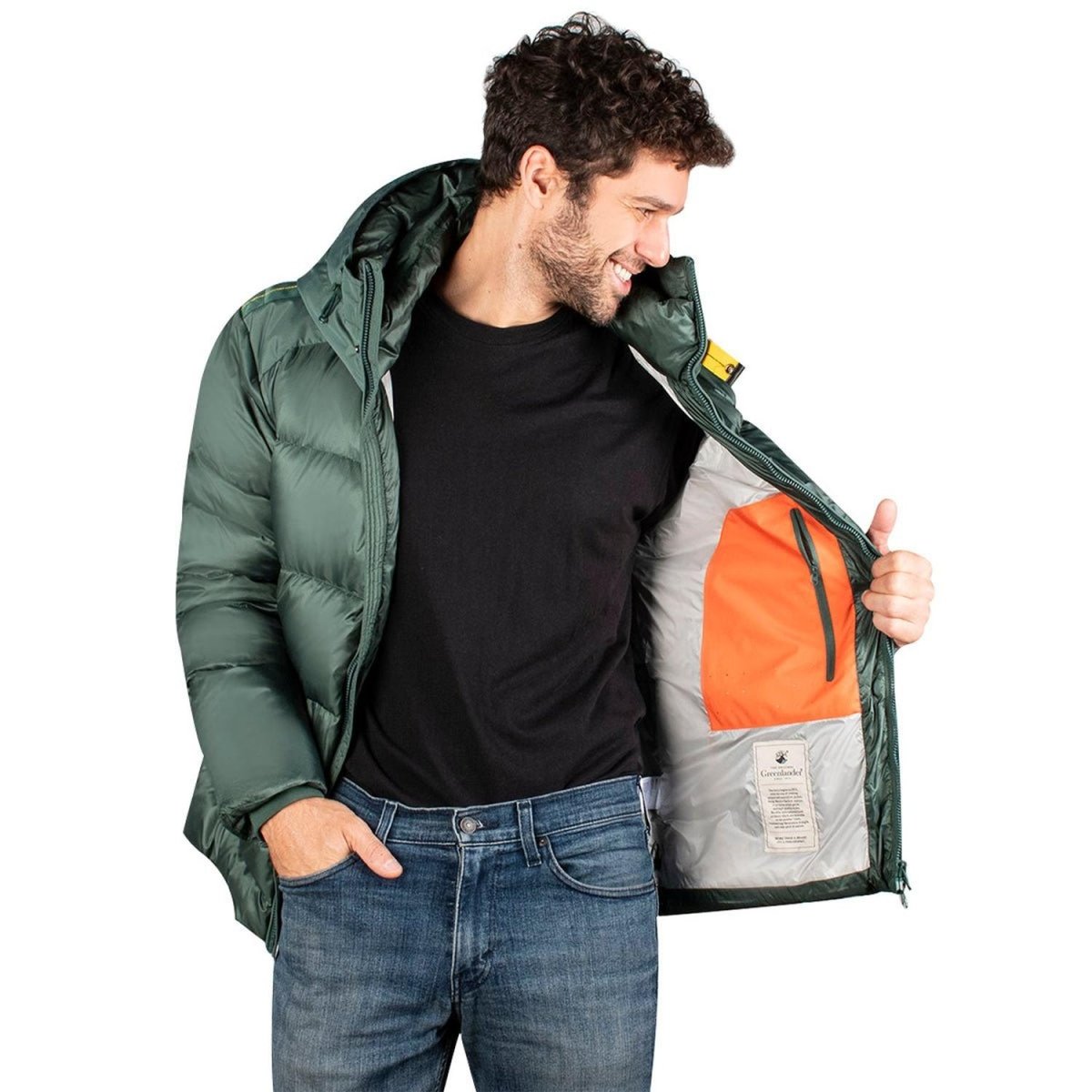 Chamarra De Pluma Acolchada Hombre Premium - Greenlander