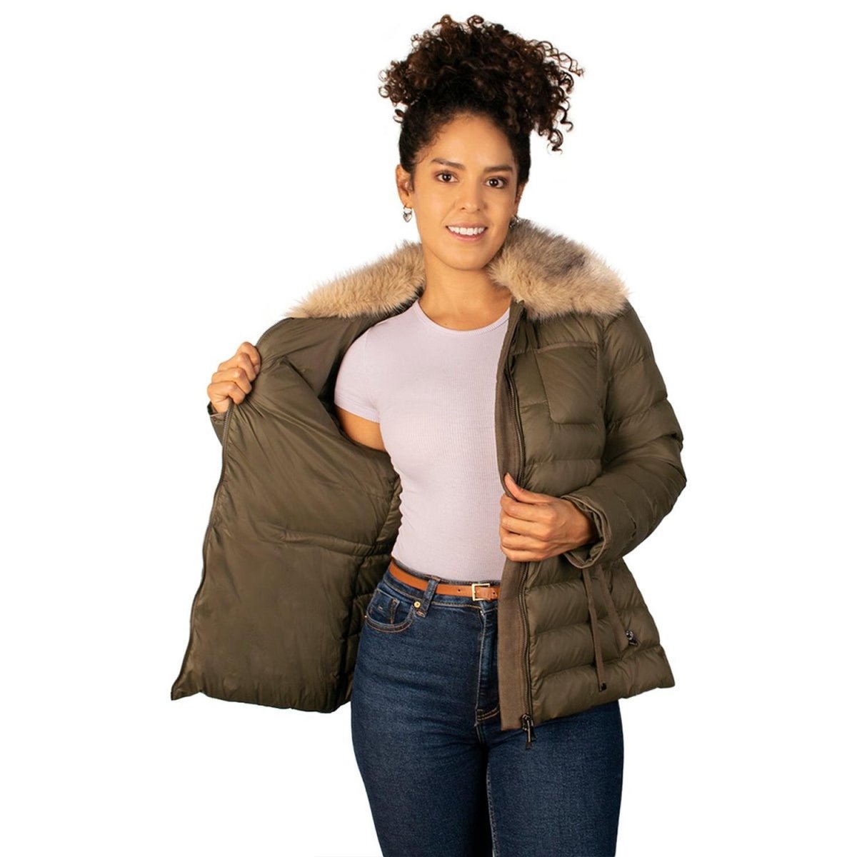 Chamarra De Pluma Capitonada Mujer - Greenlander