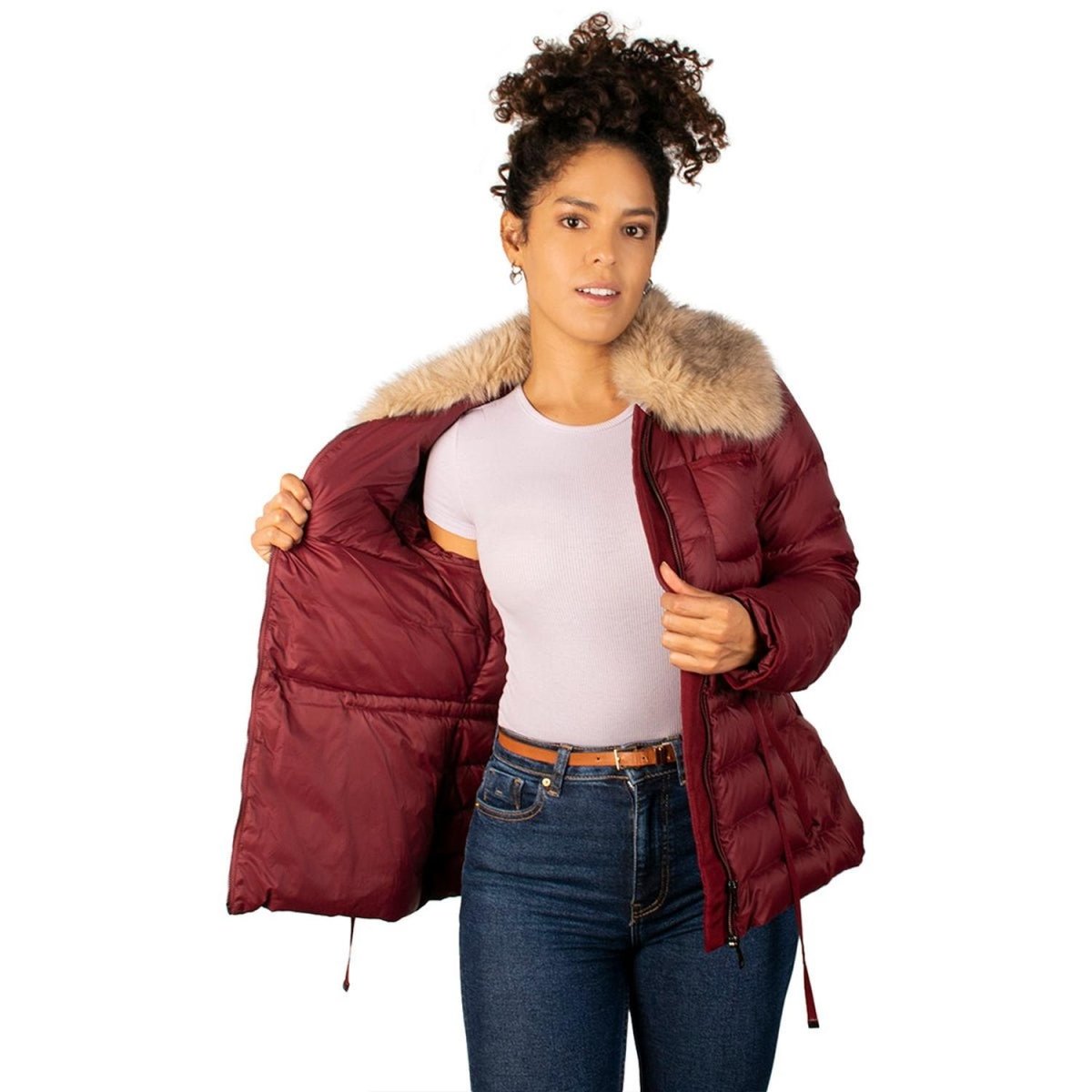 Chamarra De Pluma Capitonada Mujer - Greenlander