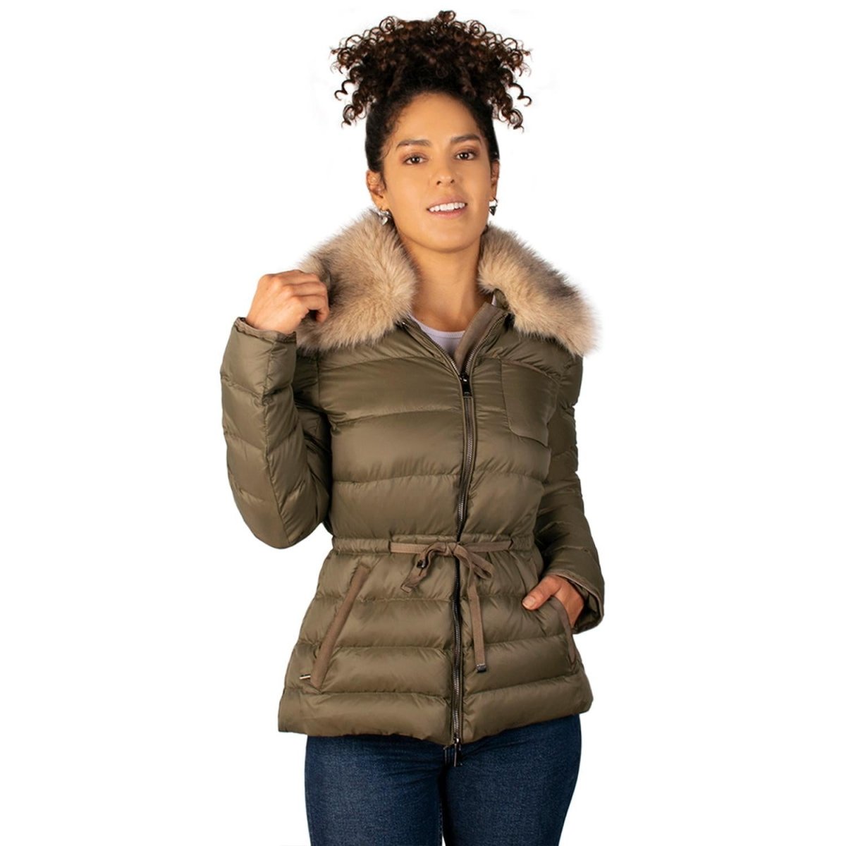 Chamarra De Pluma Capitonada Mujer - Greenlander