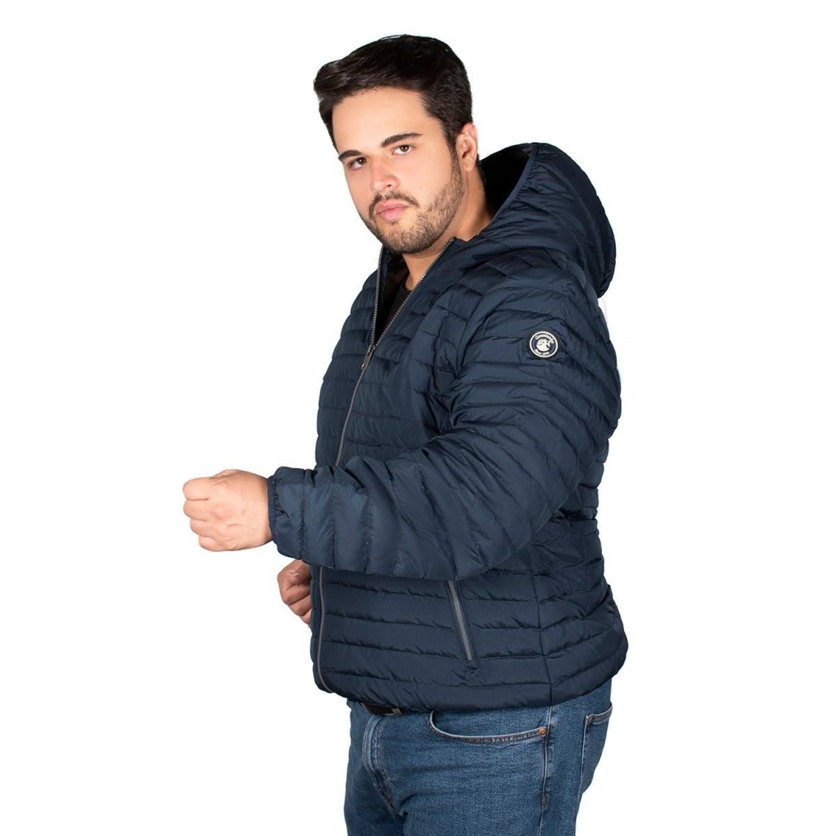 Chamarra De Pluma Hombre Plus Size - Greenlander