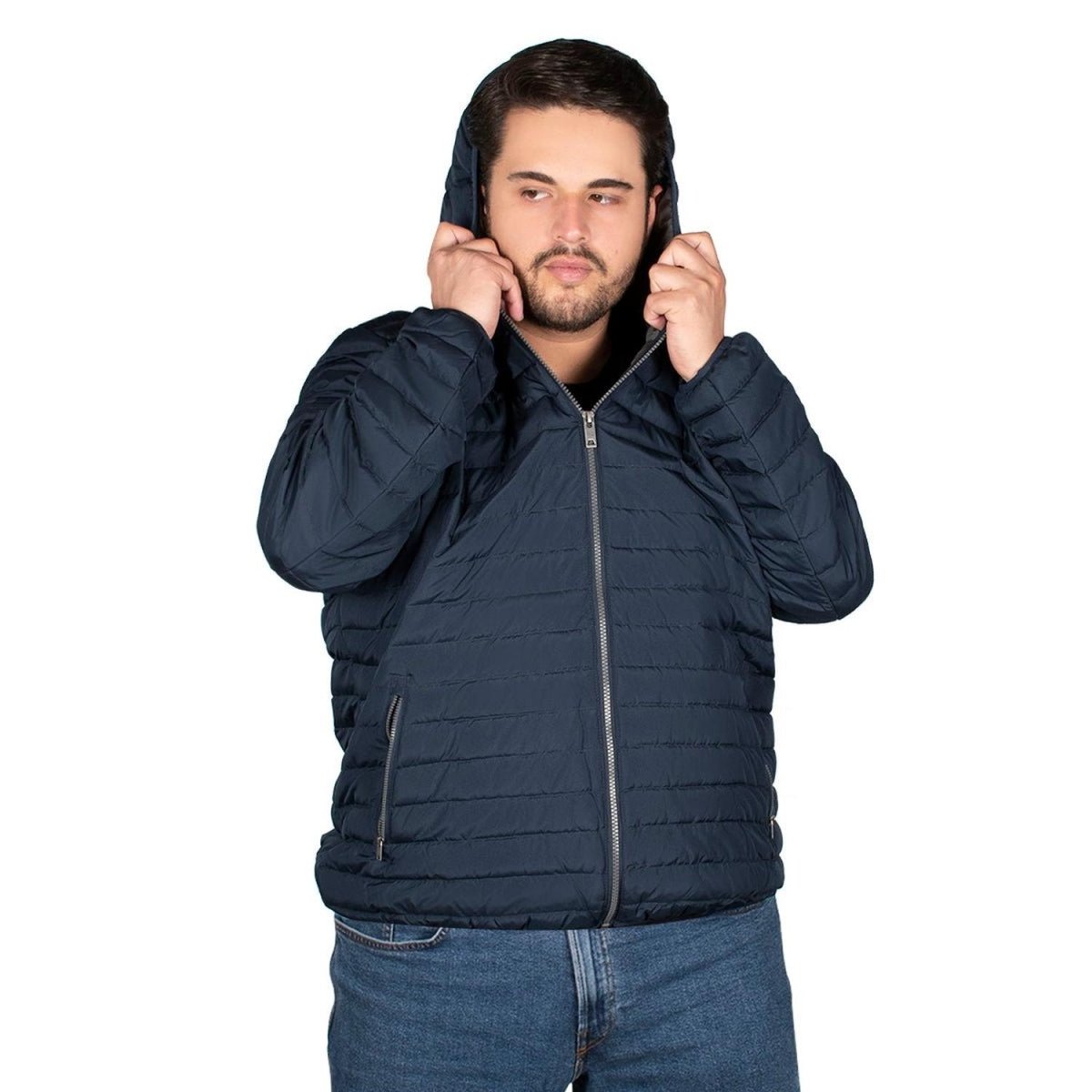 Chamarra De Pluma Hombre Plus Size - Greenlander