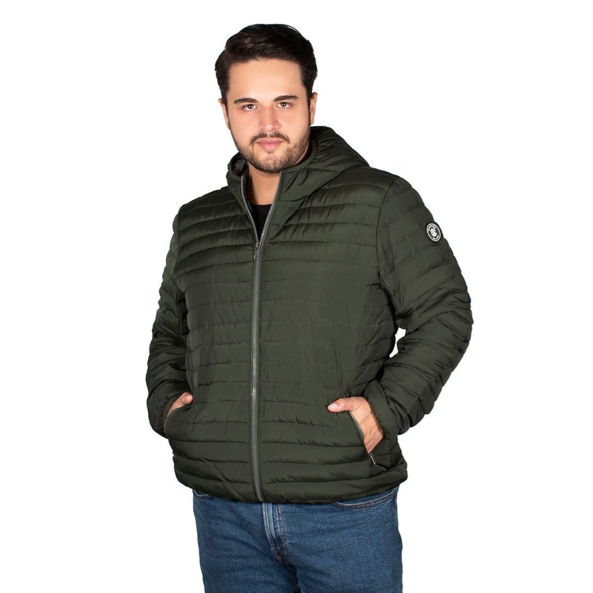Chamarra De Pluma Hombre Plus Size - Greenlander