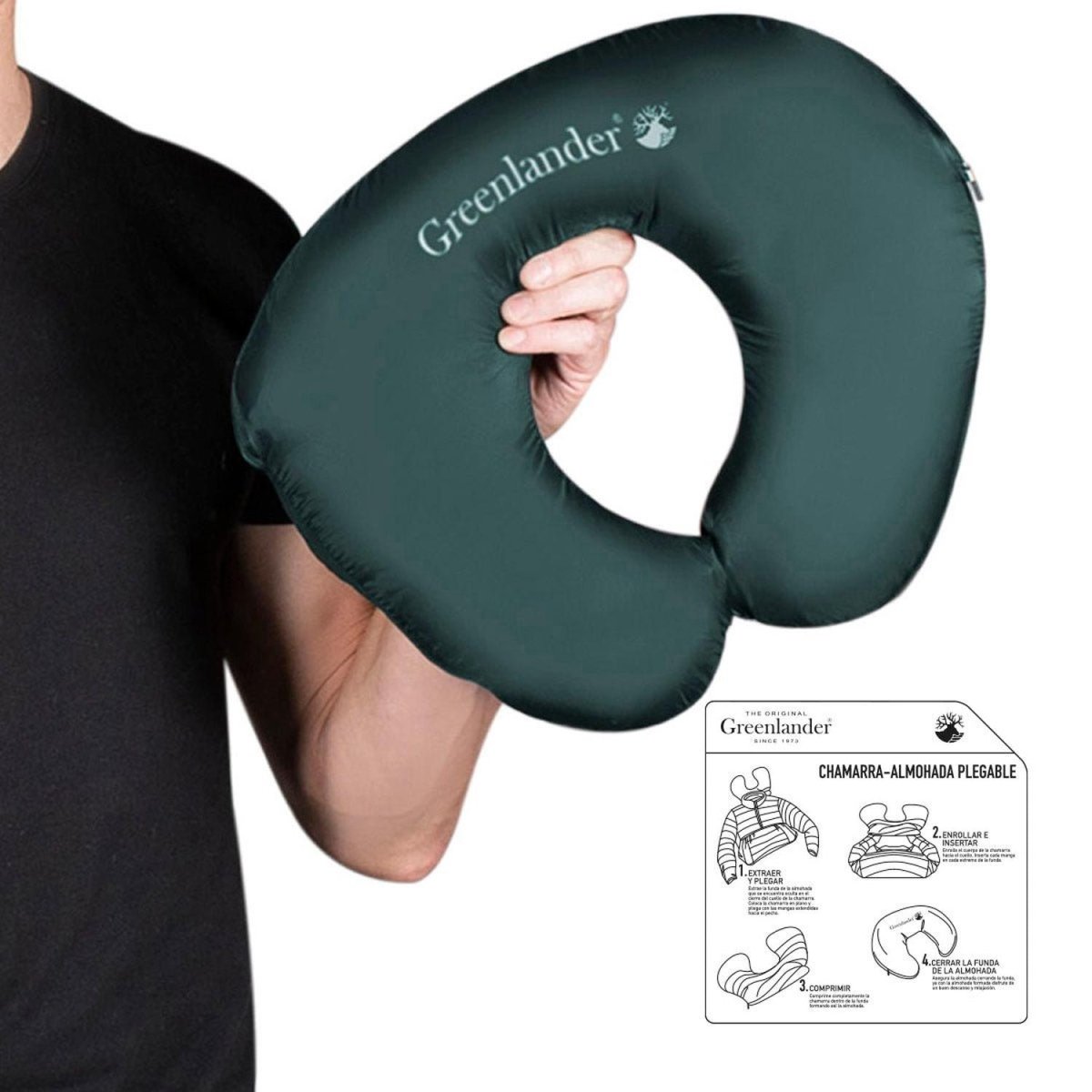 Chamarra de Pluma Ligera Packable Hombre - Greenlander
