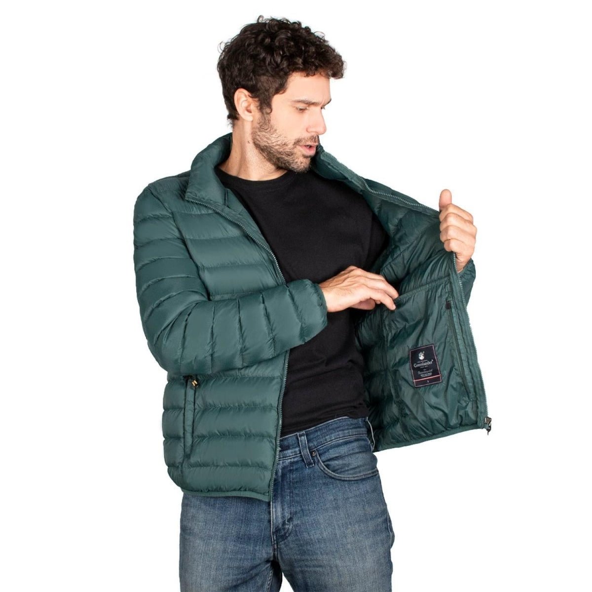 Chamarra de Pluma Ligera Packable Hombre - Greenlander