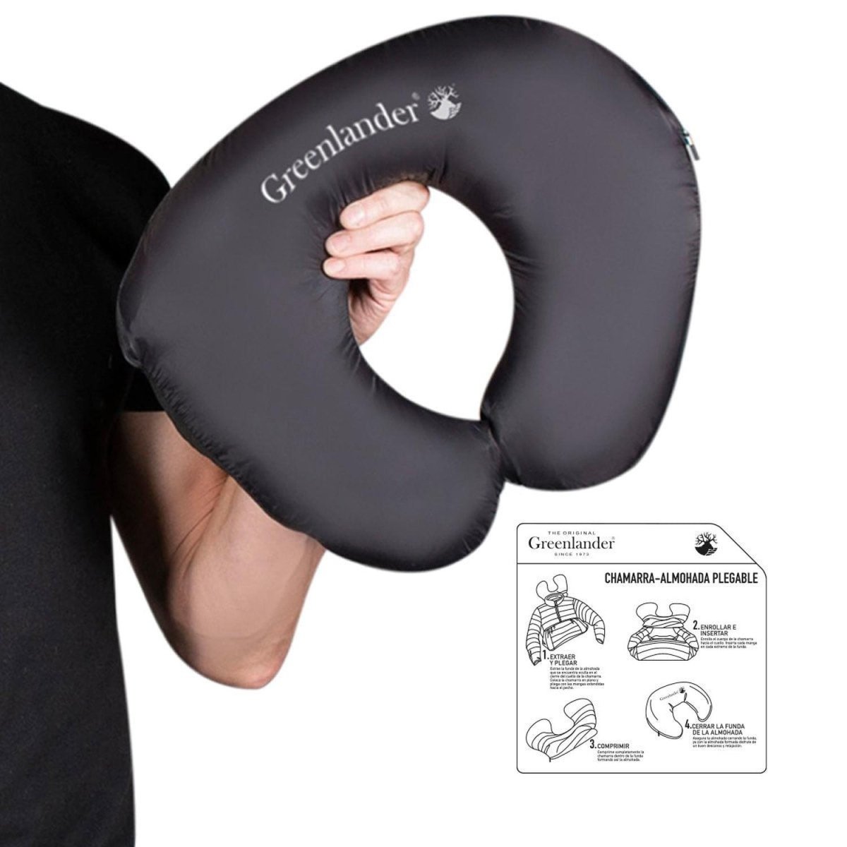 Chamarra de Pluma Ligera Packable Hombre - Greenlander