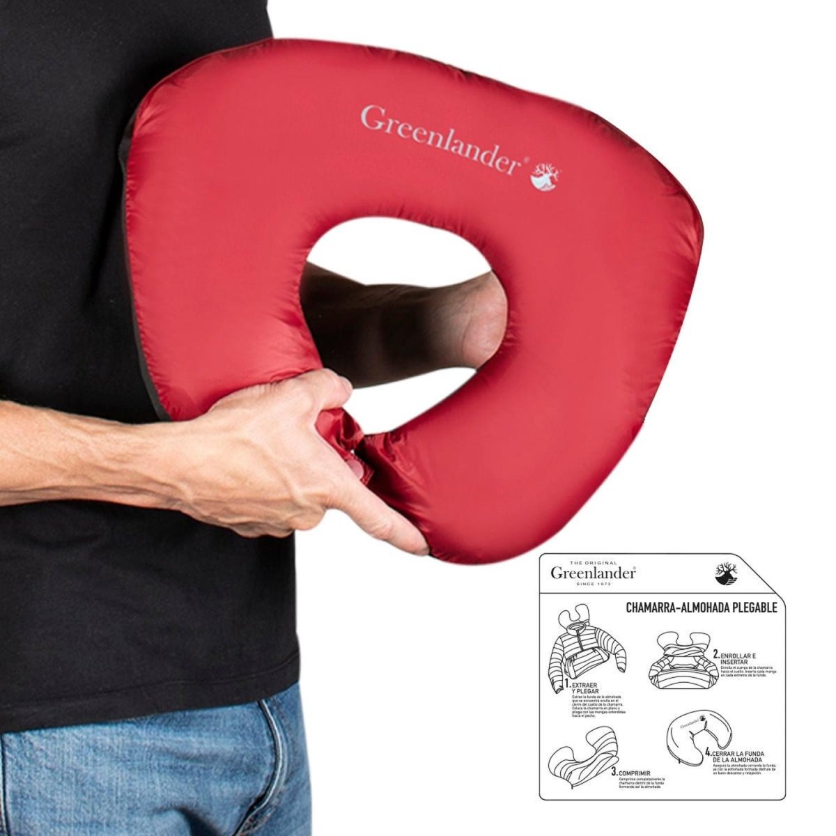 Chamarra de Pluma Ligera Packable Hombre - Greenlander