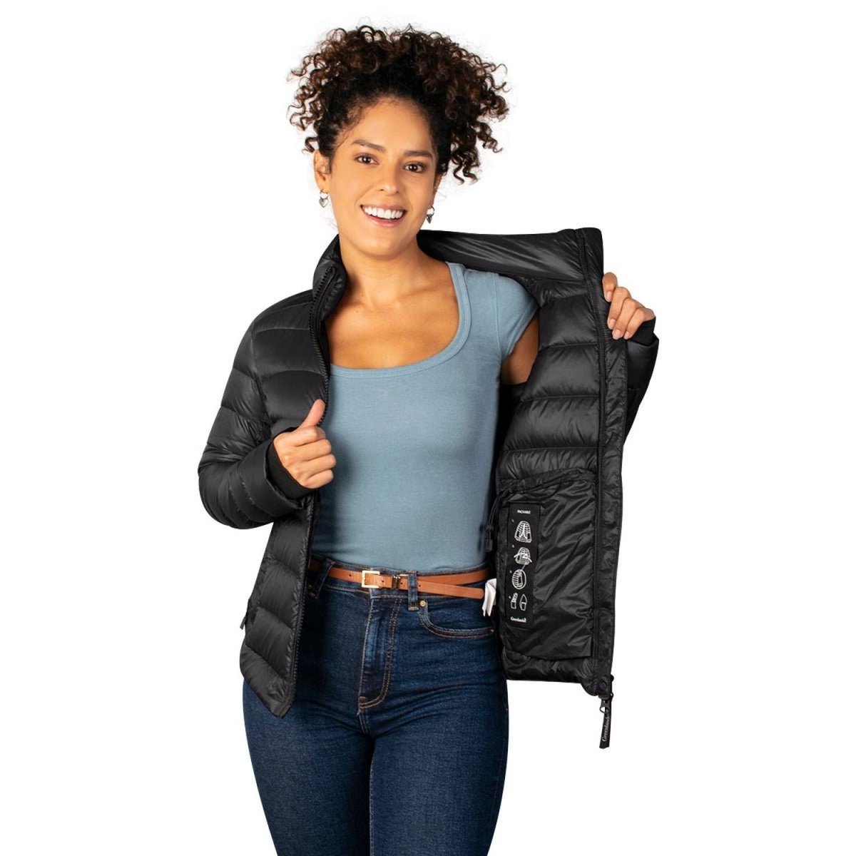 Chamarra De Pluma Mujer Greenlander - Greenlander