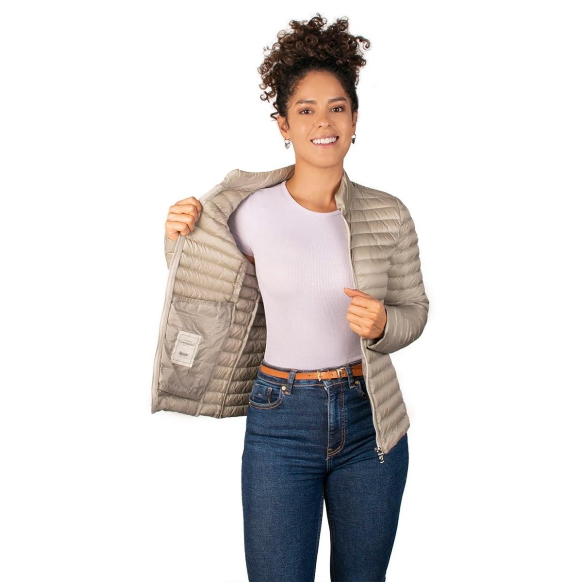 Chamarra De Pluma Mujer Greenlander - Greenlander