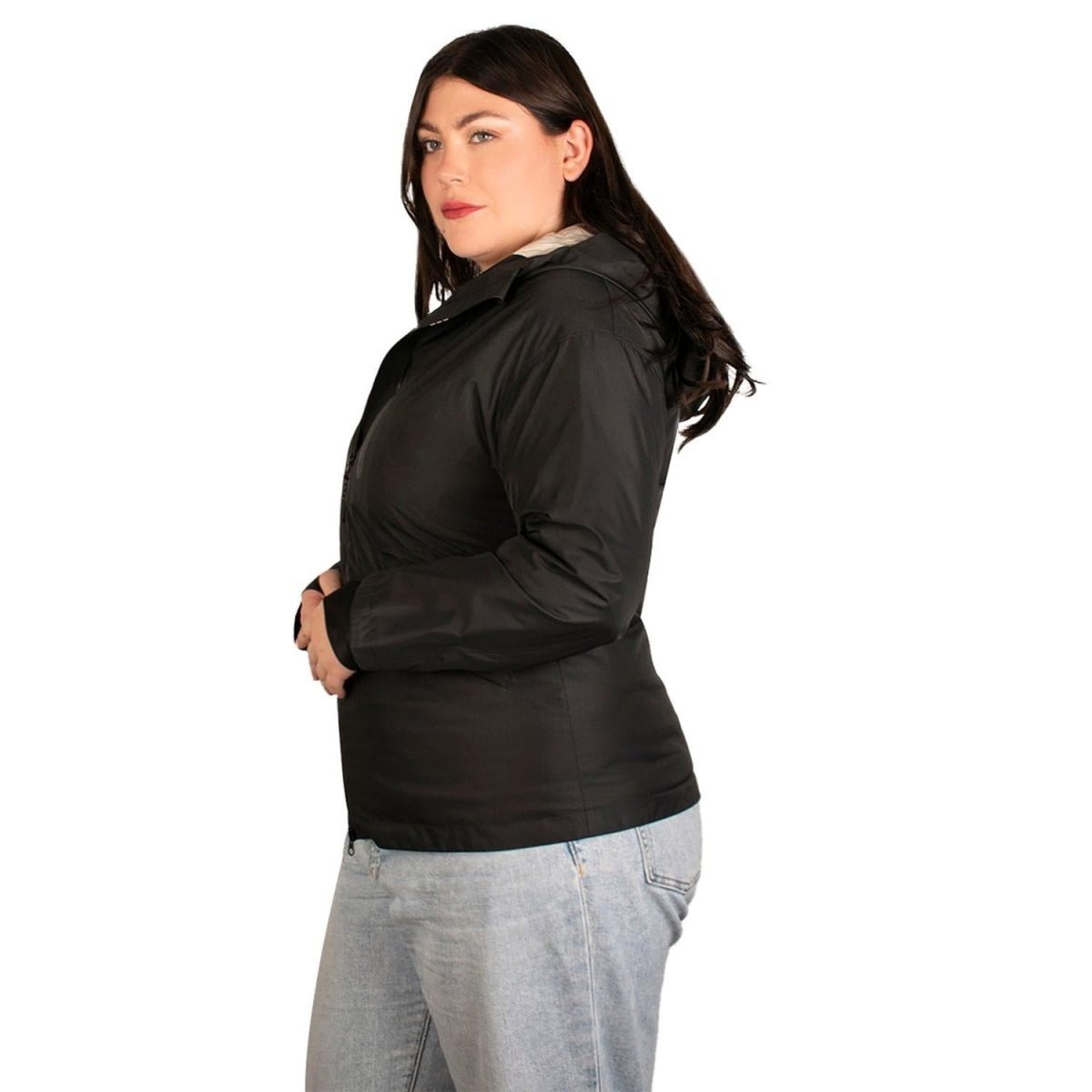 Chamarra De Pluma Mujer Plus Size - Greenlander