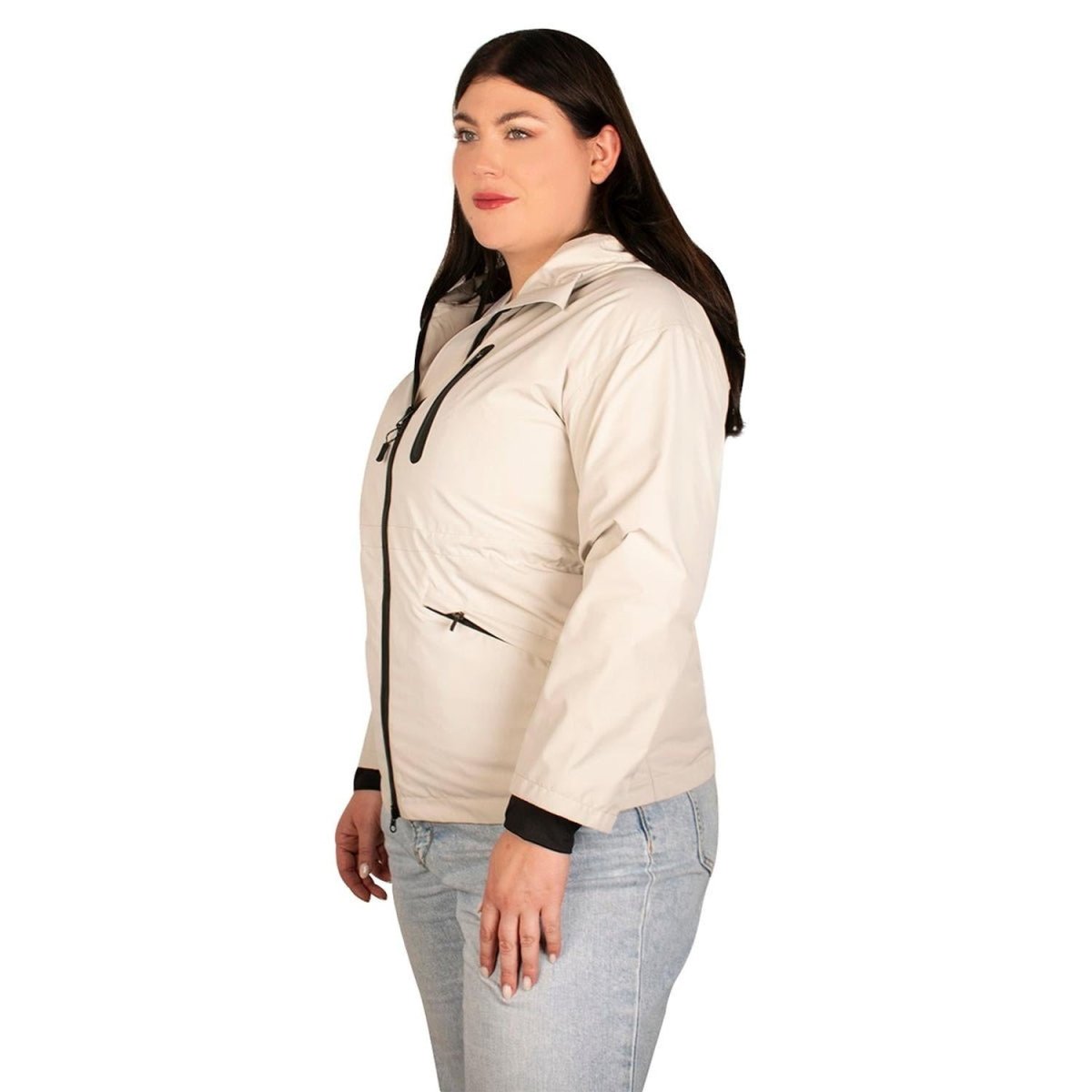 Chamarra De Pluma Mujer Plus Size - Greenlander