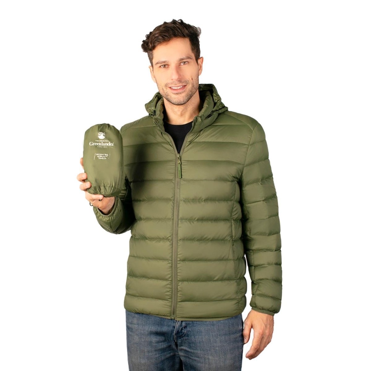 Chamarra De Pluma Packable Hombre - Greenlander