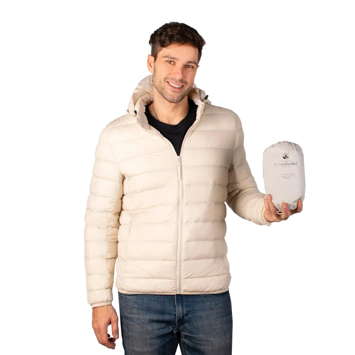 Chamarra De Pluma Packable Hombre - Greenlander