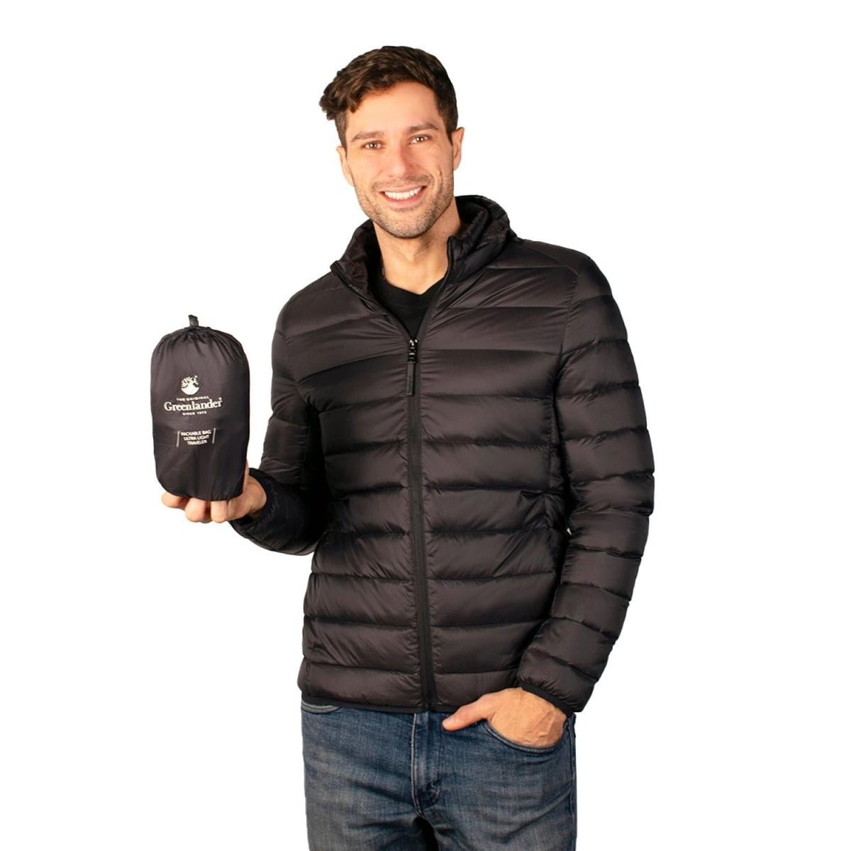 Chamarra De Pluma Packable Hombre - Greenlander