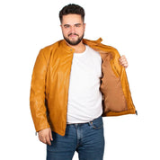 Chamarra de Vinipiel Lifestyle Hombre Plus Size - Greenlander