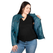 Chamarra de Vinipiel Lifestyle Mujer Plus Size - Greenlander