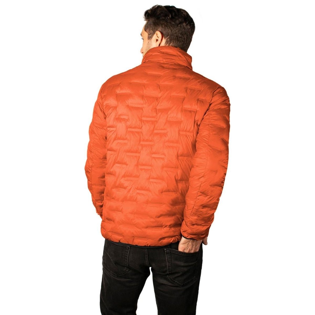 Chamarra Doblevista Capitonada Con Termo Sellado Greenlander Hombre - Greenlander