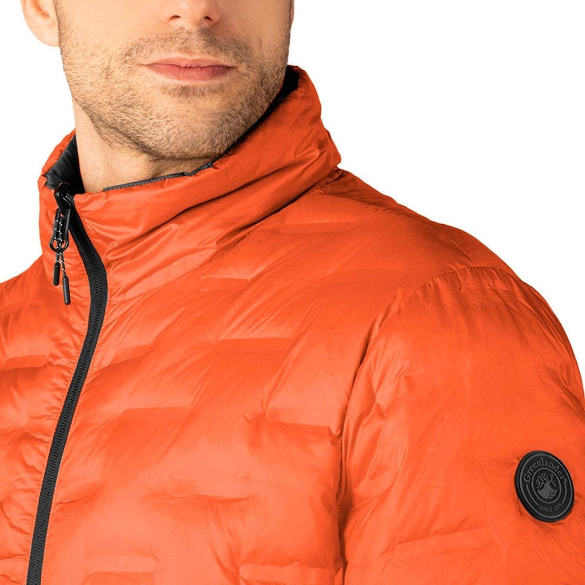 Chamarra Doblevista Capitonada Con Termo Sellado Greenlander Hombre - Greenlander