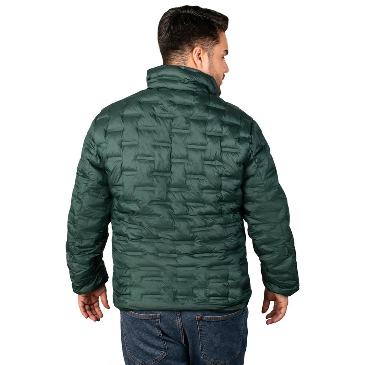 Chamarra Doblevista Capitonada Con Termo Sellado Greenlander Hombre Plus Size - Greenlander