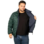 Chamarra Doblevista Capitonada Con Termo Sellado Greenlander Hombre Plus Size - Greenlander