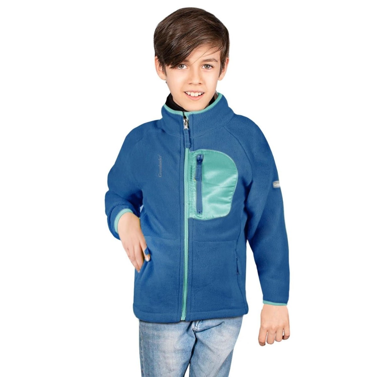 Chamarra Fleece Bolso Al Pecho Niño - Greenlander