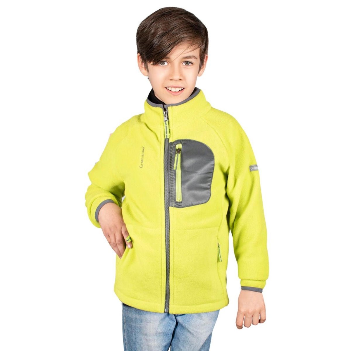 Chamarra Fleece Bolso Al Pecho Niño - Greenlander