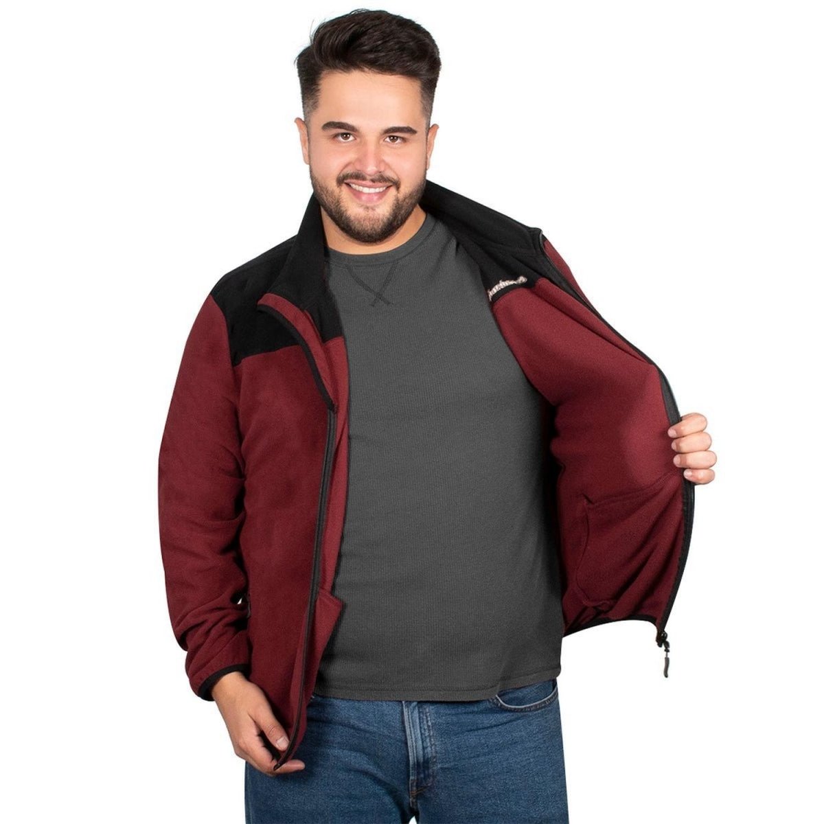 Chamarra Fleece Comfort Hombre Plus Size - Greenlander