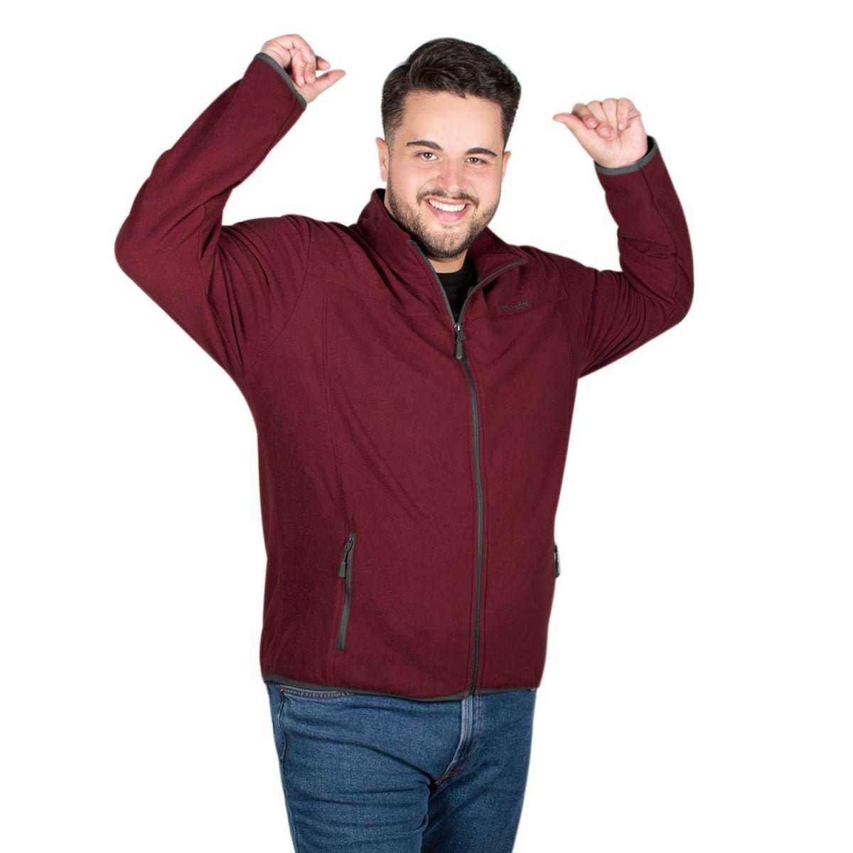 Chamarra Fleece Comfort Hombre Plus Size - Greenlander